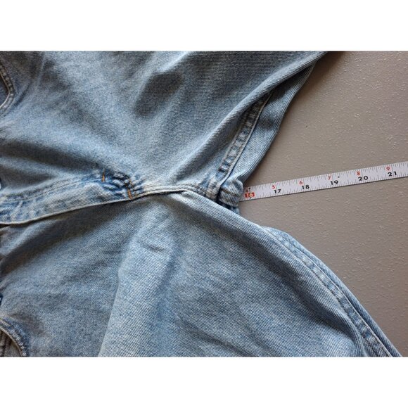 Vintage Lee Regular Fit Straight Leg Jeans Mens 42X28 Blue Light Wash Denim - Picture 8 of 8